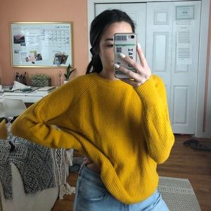 Yellow Knit Sweater
